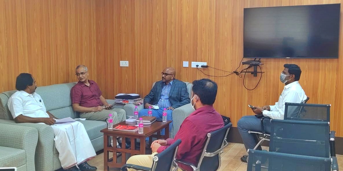 On 24th August 2021, at the office of TNeGA, Dr. Neeraj Mittal (IAS